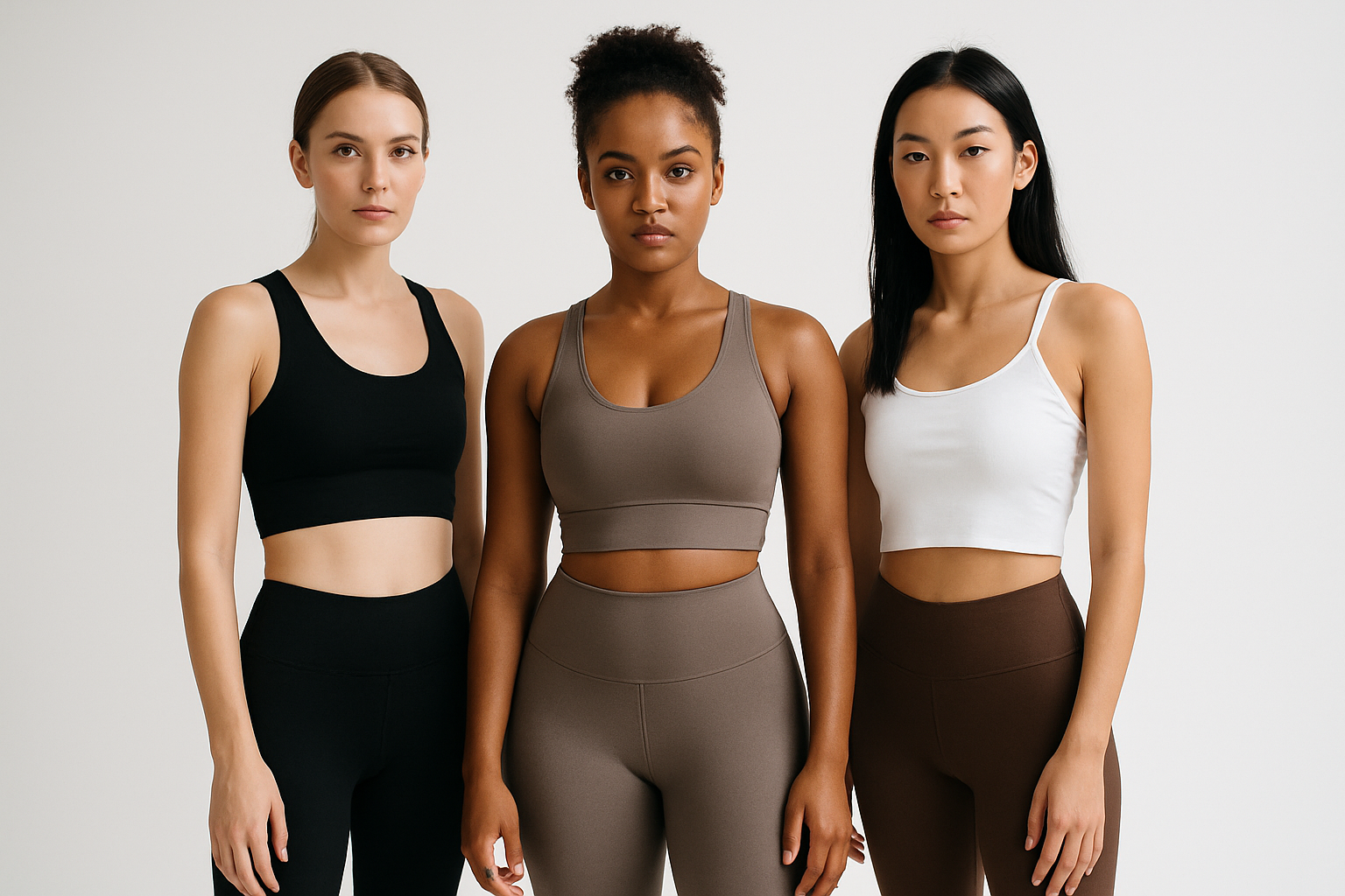 Woman training in the gym