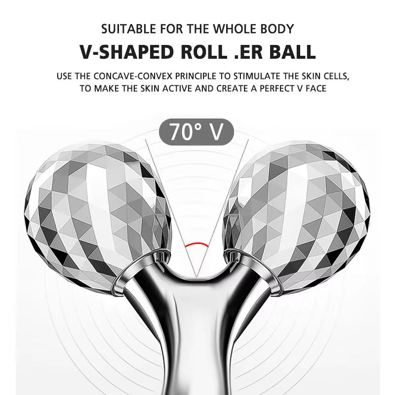 3D Y-Shaped Facial Massage Roller 360° Rotating Face Lifting Firming Face Slimming Remover Facial Massager Skin Care Tool