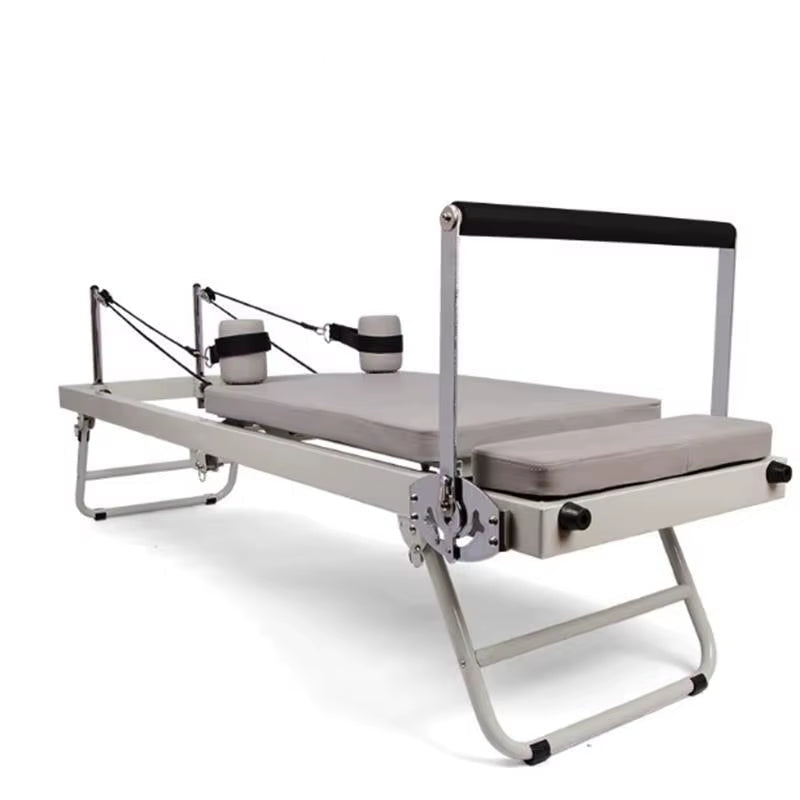 Pilates Reformer Yoga Exercise Machine Metal Frame Folding Reformer Pilates Core Bed for Yoga Exercise