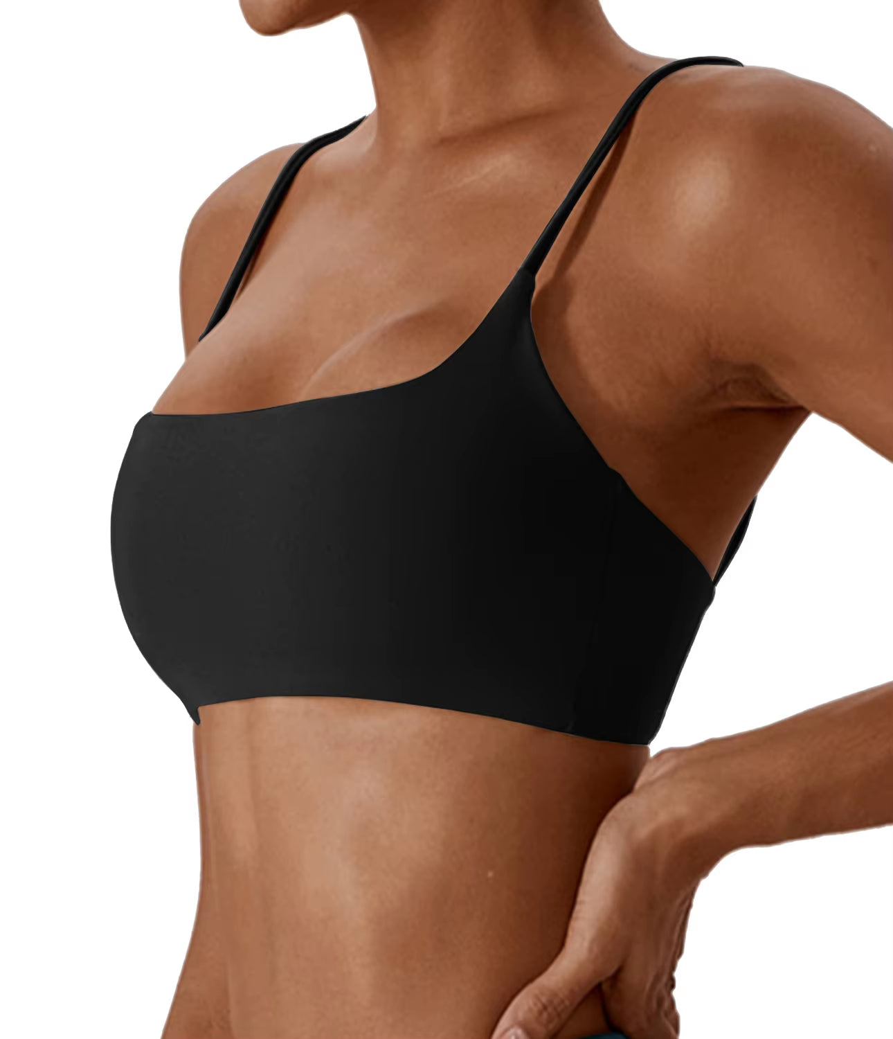 Super Soft Fabric Back Cross Sports Bra Fitness Top Women'S High-Quality Yoga Clothes Women'S Fitness Running Bra Fitness Yoga B