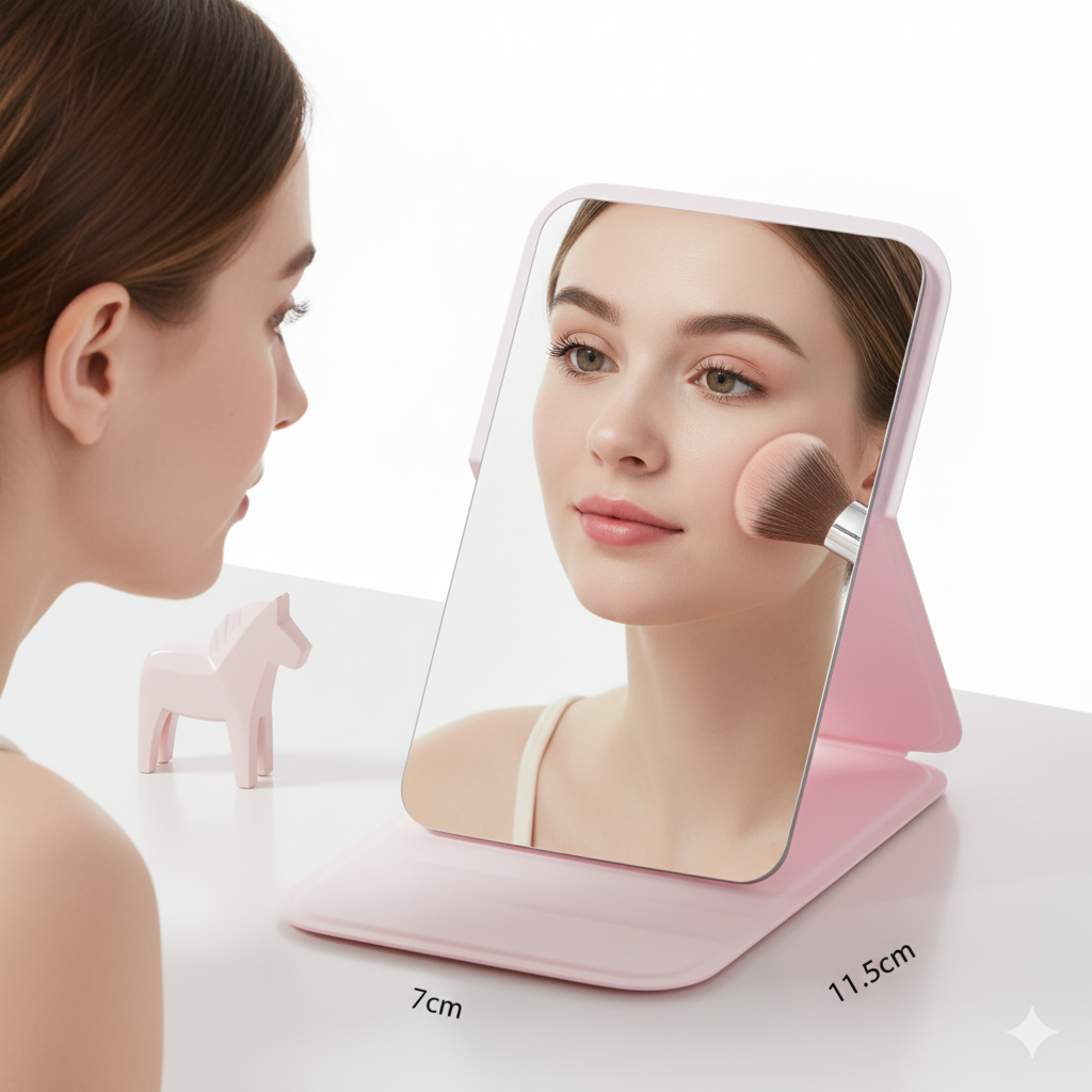 Mini Folding Makeup Mirror